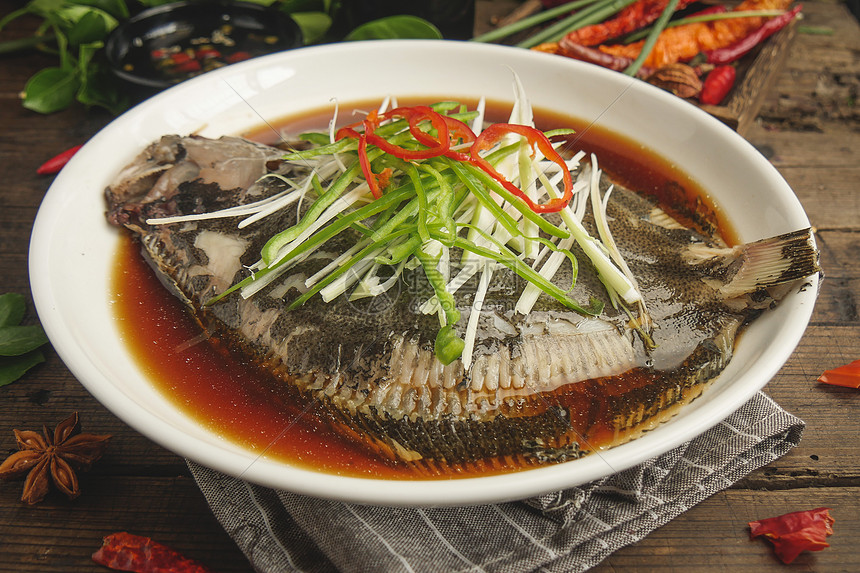 清蒸多宝鱼